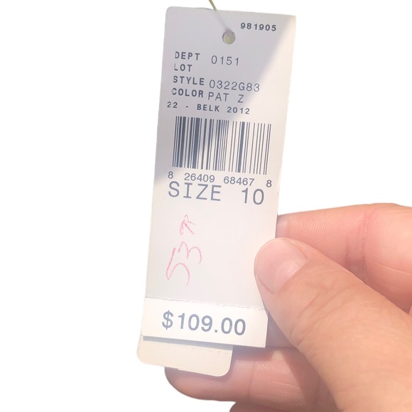 New Directions Bright Watercolor Dress size 10 - Picture 3 of 10